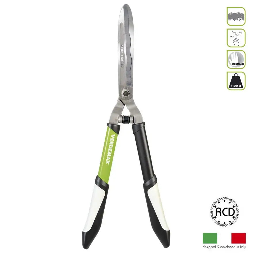Tagliasiepe forgiato lame ondulate "Verdemax"